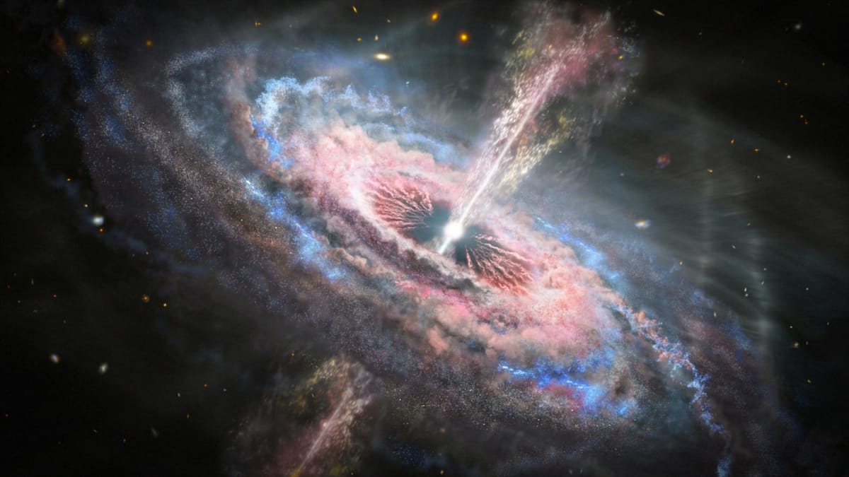 Čierna diera sa prebudila a „zabila“ galaxiu