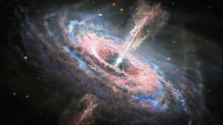 Čierna diera sa prebudila a „zabila“ galaxiu